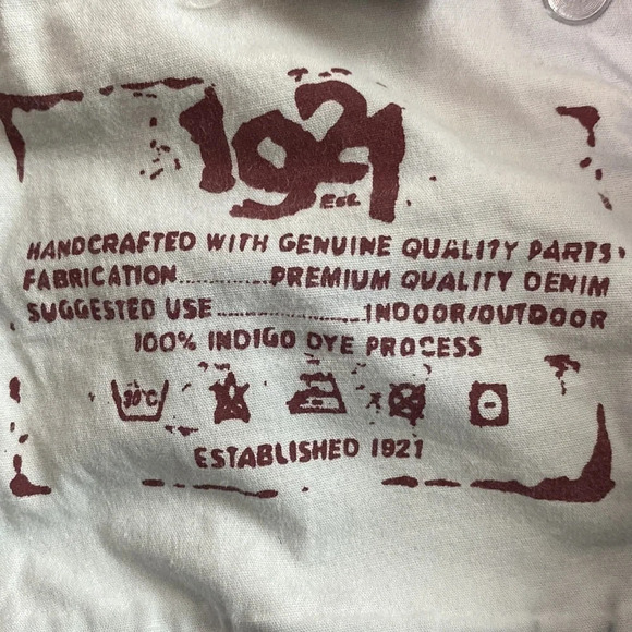 1921 Denim Women's Blue Surplus Bootcut Raw Hem Jeans Size 28/34 - Picture 12 of 12